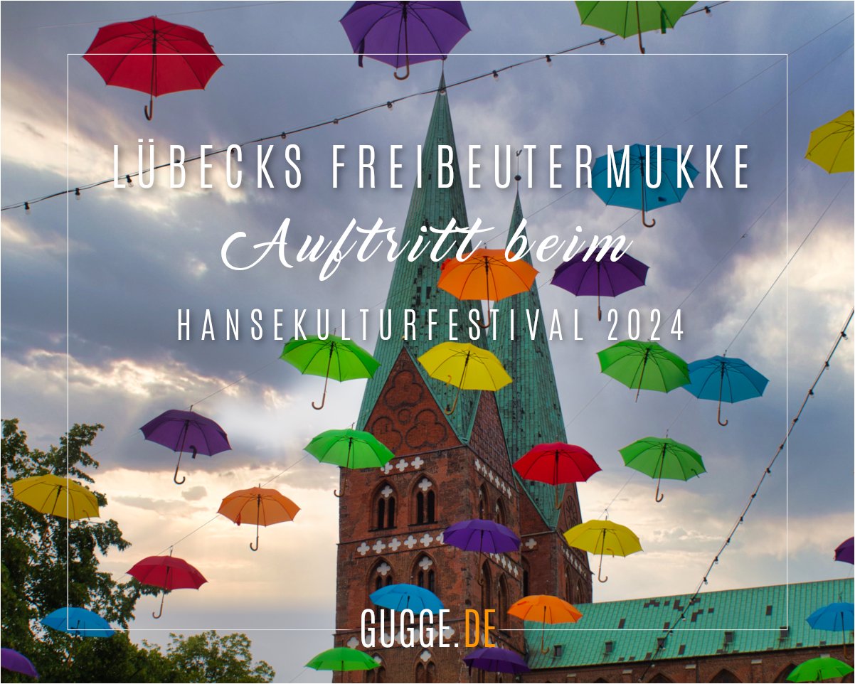 #HaKuFe am Freitag, 7. Juni 2024 mit Lübecks Freibeutermukke. Das HanseKulturFestival in Lübeck, das alle zwei Jahre stattfindet, verwandelt die historische Altstadt in ein lebendiges Zentrum voller Musik, Theater, Märkte und kulinarischer Genüsse und feiert das kulturelle Erbe der Hansezeit.